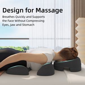 Oreiller <span class=keywords><strong>pour</strong></span> <span class=keywords><strong>le</strong></span> visage et oreiller <span class=keywords><strong>pour</strong></span> les seins <span class=keywords><strong>pour</strong></span> salon de beauté, massage, <span class=keywords><strong>coussin</strong></span> confortable et ergonomique en mousse à mémoire de forme <span class=keywords><strong>pour</strong></span> la tête et la poitrine <span class=keywords><strong>pour</strong></span> <span class=keywords><strong>le</strong></span> SPA - Product Image 5