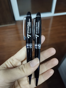 促销经典黑色豪华公司品牌名称派克墨水金属笔，带有定制徽标 - Product Image 2