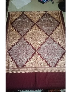 Châle classique durable en viscose brodé, imprimé numérique, à longues franges, écharpe d'hiver traditionnelle, douce, chaude, respirante et confortable - Product Image 1