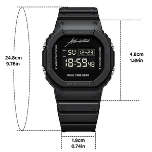 Reloj Electrónico Cuadrado para Estudiantes, Multifuncional, Luminoso, Resistente al Agua, Reloj Digital LED de Alta Calidad - Product Image 4