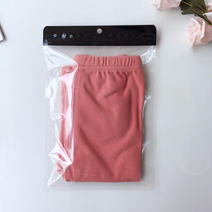 Custom Printed Transparent Plastic Ziplock <b>Bag</b> Reusable for Shoes Socks Fur Frosted Clear Zipper with Custom Logo - Product Image 5