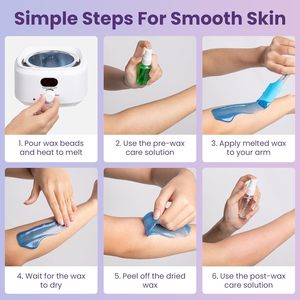 Display digitale Wax Melt wer wer Kit Full Body gambe <span class=keywords><strong>viso</strong></span> Bikini pelle sensibile depilazione a cera ad alta efficienza riscaldatore a cera - Product Image 4