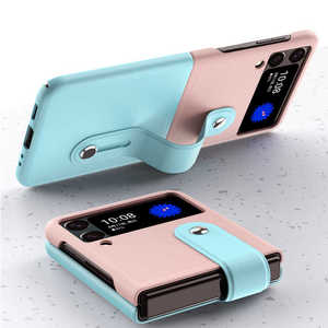 Étui Focus <span class=keywords><strong>Flip</strong></span> <span class=keywords><strong>3</strong></span> avec dragonne rétractable pour <span class=keywords><strong>Samsung</strong></span> Galaxy <span class=keywords><strong>Z</strong></span> <span class=keywords><strong>Flip</strong></span> Luxury PU Leather Case Dual Color <span class=keywords><strong>Z</strong></span> <span class=keywords><strong>Flip</strong></span> 4 Back Cover - Product Image 6