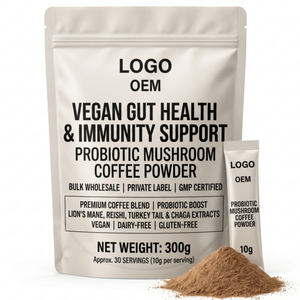 Caffè al Collagene in Polvere Vegano Certificato GMP, Supporto Immunitario e <span class=keywords><strong>Salute</strong></span> Intestinale, Vendita all'Ingrosso, Etichetta Privata, Keto-Friendly - Product Image 1