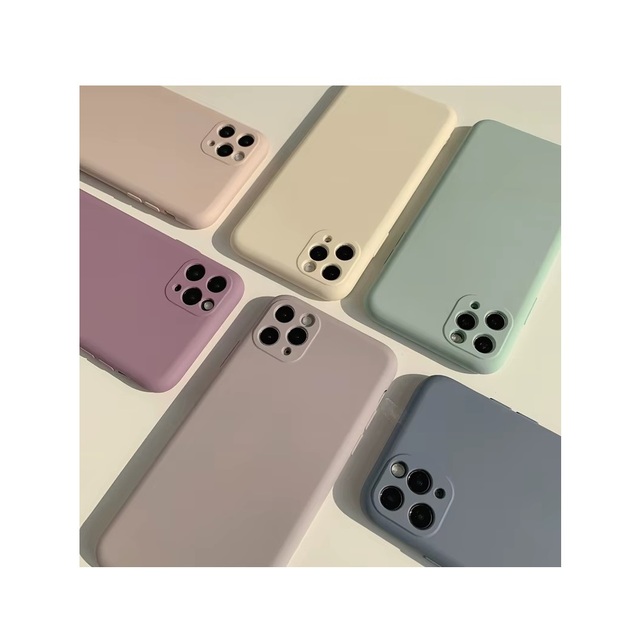 Silicone Phone Case for Apple Phone 11 12 13 14 15 Pro Max Mini 7 8 6s Plus X Xs Max 5 Shockproof Case Cover Factory Wholesale