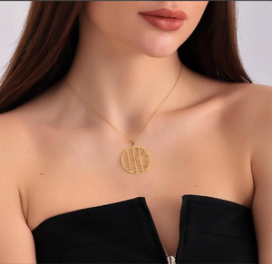 Ciondolo con Coordinate di mappe personalizzate dove abbiamo incontrato la collana con mappa regalo unico di coppia prima collana fatta a mano all'ingrosso - Product Image 4