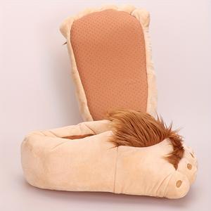 Pantoufles en coton à gros orteils de Hobbits pack complet chaud et confortable avec des chaussures de maison vintage Wildling couple drôle coton glisser - Product Image 5