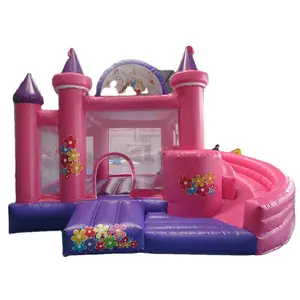 Castillo inflable para saltar para niños, castillo hinchable de princesa para fiesta, 5x4m