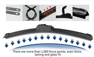 Accesorios para Autos, Proveedores de Escobillas Limpiaparabrisas Híbridas, Repuestos para <span class=keywords><strong>Todo</strong></span> Tipo de Clima - Product Image 2