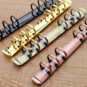 Clips de reliure ronds en métal A4/B5/A5/A6/A7, <span class=keywords><strong>anneaux</strong></span> de reliure pour <span class=keywords><strong>classeur</strong></span> à feuilles mobiles, <span class=keywords><strong>classeur</strong></span> DIY, album, <span class=keywords><strong>scrapbooking</strong></span>, <span class=keywords><strong>anneaux</strong></span> de reliure circulaires - Product Image 5