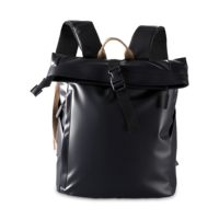 Sac à dos de luxe à fermeture éclair, unisexe, résistant à l'eau, en cuir PU, extensible, réglable, capacité de 20 à 37 L, polyester arqué