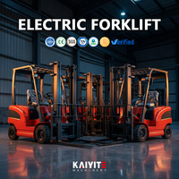 Chariot élévateur électrique compact 1,5T 2T 2,5T pour la palettisation en entrepôt