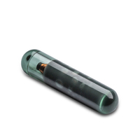 Etiqueta RFID NFC ISO15693 13.56Mhz 3*13mm 3x15mm SLIX Programable, Mini Tubo de Vidrio, Microchip Transponder, IP68 Resistente al Agua, Lectura por Teléfono