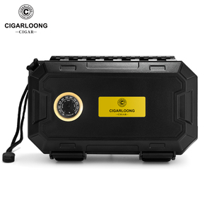 Hộp giữ xì gà di động CIGARLOONG hai lớp, dung tích lớn, có khay đựng tàn thuốc - Product Image 1