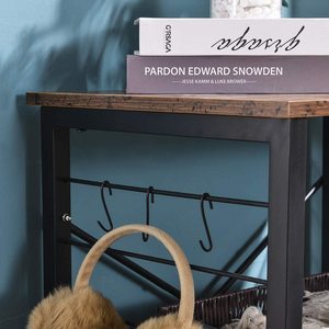 Support de cuiseur industriel avec rangement, 6 crochets, pour cuisine, Bar, café, four à micro-ondes, avec cadre métallique, pour Table - Product Image 5