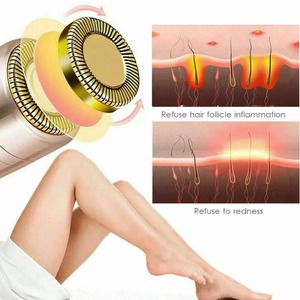 Épilateur facial rechargeable indolore, tondeuse à sourcils LED, épilation portable pour femmes, lèvres et corps - Product Image 6