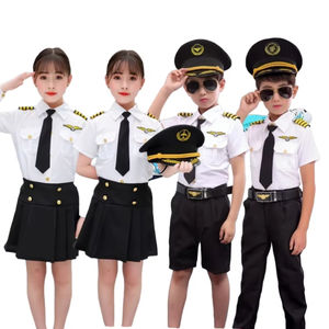 Halloween Cosplay enfants déguisement Costumes enfant semblant jouer ensembles enfants pilote jeu <span class=keywords><strong>de</strong></span> rôle Costume vêtements - Product Image 1