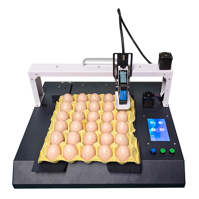 High Resolution Fast Dry Variable Date Production Date Batch Number Logo Egg Coding Stamping Machine