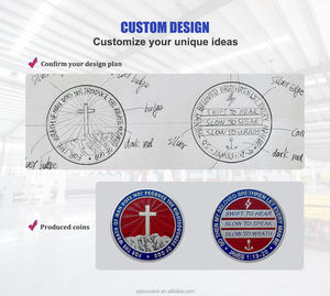 Jetons de <span class=keywords><strong>poker</strong></span> Lucky Casino, médailles commémoratives dorées, pièces de monnaie souvenirs de Vegas, jetons métalliques pressés, vente en gros, cadeau de collection - Product Image 5