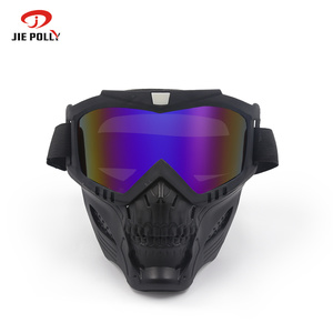Yüksek kalite dayanıklı OEM motosiklet kayak gözlüğü Off-Road MX kir bisiklet kar toz geçirmez sürme gözlük yüz maskesi için maske - Product Image 1