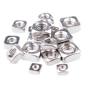 Hex Nuts M5 M6 M8 Metric Grade 8.8 Nickel Plated For Aluminum Profile Construction - Product Image 1