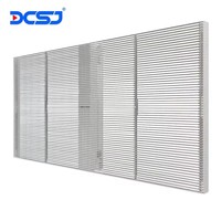 DCSJ P3.91-7.82 d'écran transparent LED polychrome d'intérieur 1000*500mm affichage de calandre LED pour les magasins de détail et les centres commerciaux