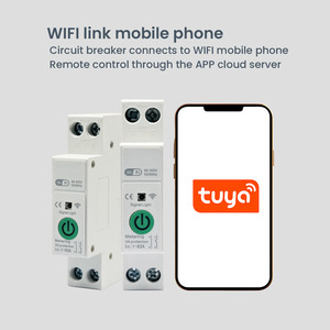 Graffiti Wifi Smart Circuit Breaker 1-63A Miniature With Electricity Meter <b>Remote</b> <b>Control</b> For <b>Universal</b> Use - Product Image 2