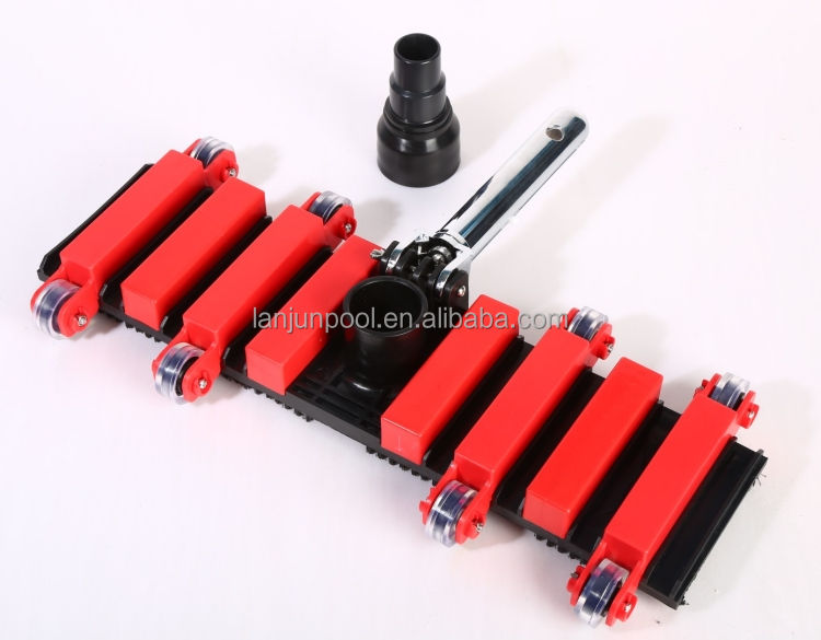 Tête d'aspirateur de piscine rouge