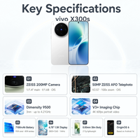 Nouveau Smartphone Original vivo X300s 5G Octa Core 2026 avec Appareil Photo Beauté 200MP+50MP+50MP et Écran AMOLED 144Hz Android VIVO x300s