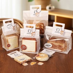 Etiqueta Creativa para Panadería con Forma Especial, Tarjeta para Agua Alcalina, Tarjeta de Sellado Personalizada para Bolsas de Croissant, Bagel y Otros Alimentos - Product Image 5