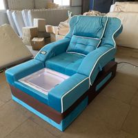Fauteuil de spa électrique avec bain de pieds, fauteuil inclinable simple pour pédicure, pour utilisation en spa