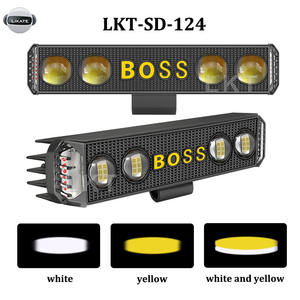 LKT Nouveau design Barre lumineuse LED pour voiture, projecteur linéaire, clignotant rouge et bleu, 6 modèles, pour conduite, antibrouillard, pour voiture, VTT, UTV, tout-terrain - Product Image 3