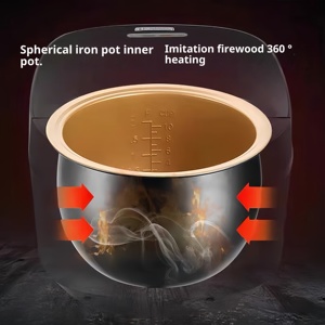 Cuiseurs à riz Autocuiseur Appareils de marque chinoise Électrique Mini Lent Multi Smart 10 Litres Pièces de multicuiseur à faible teneur en sucre - Product Image 4