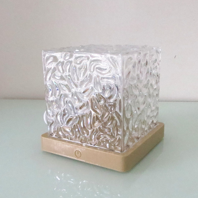 Lonvel Aurora Northern Light Ocean Wave Projector Night Water Ripple Cube Light Gradual Rotating Flame Wave Effect Colorful Lamp