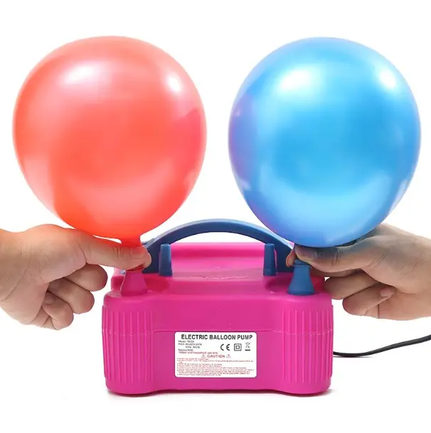 Grosir sertifikasi CE kualitas tinggi portabel plastik ABS balon tiup lengkungan udara otomatis Inflator pompa balon Blower