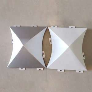 Façade de bâtiment en panneaux d'aluminium 3D sur mesure, façade extérieure en aluminium, mur-rideau, design moderne, façades modulaires pour hôtel - Product Image 3