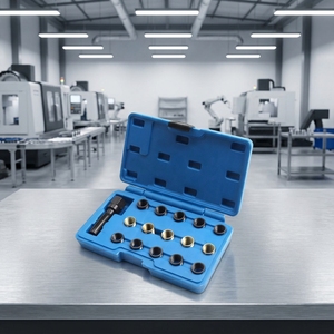 BEINANJIXIE Kits d'outils de réparation de bougies d'allumage de voiture 16 pièces, filetage M14*1.25, en acier au carbone galvanisé, outil durable résistant à la corrosion - Product Image 5