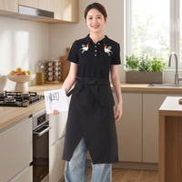 Celemek Chef Setengah Badan Custom, Celemek Server Setengah Badan untuk Sublimasi, Celemek Setengah Badan untuk Kebersihan