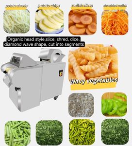 Cortadora automática de verduras de acero inoxidable para cocina comercial multifunción 660 y 1000-Type 220V accesorio cantina - Product Image 5