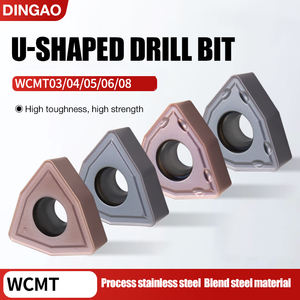 Revêtement Balsch de haute qualité Profil de rainure <span class=keywords><strong>Dulong</strong></span>/Sumitomo Inserts en carbure de forage en U WCMT03/04/05/06/08 pour acier inoxydable - Product Image 6