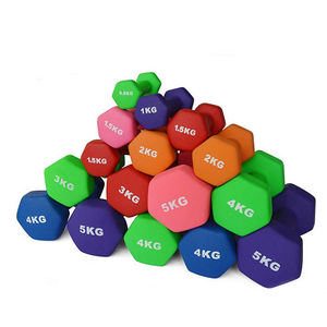 Mancuernas de <span class=keywords><strong>vinilo</strong></span> hexagonales para gimnasio, juegos de pesas sólidas - Product Image 6