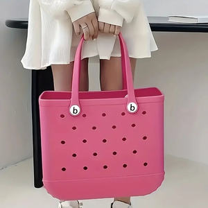 Sac fourre-tout léger en EVA, tailles S/L, avec logo mignon, ouverture en cuir, idéal pour la plage, le <span class=keywords><strong>bateau</strong></span>, la piscine, le travail, l'école, le sport, pour adultes - Product Image 6