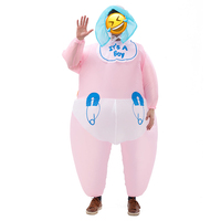 Flagnshow – costume gonflable rose pour bébé, vêtements d'extérieur mignons pour bébé