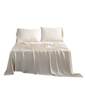 Tokogasa Lyocell Sheet <b>Set</b> 60 Count Solid White Fitted Sheet 4 Piece <b>Bedding</b> <b>Set</b> - Product Image 4