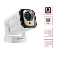Projecteur domestique ultra-lumineux Visionnage en intérieur de jour 200 lumens HD 4K Décodage pris en charge 1080P natif WIFI6 Projecteur intelligent Android