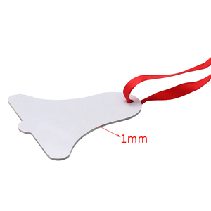 Ornamenti Natalizi in Alluminio Bianco Lucido da 1mm, Nuovi Souvenir Invernali in Alluminio per Sublimazione - Product Image 4