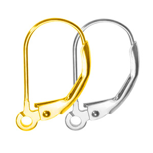 10 Pcs S925 Sterling <strong>Silver</strong> Leverback French <strong>Earring</strong> Hooks <strong>Backs</strong> with Jump Rings Set Dangle <strong>Earrings</strong> for Jewelry Making Findings - Product Image 1