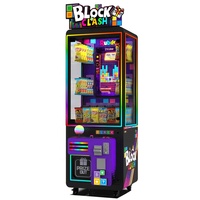 Machine de jeu Block Clash |   Distributeur automatique de billets à monnayeur avec garantie d'un an, en anglais