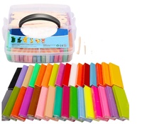 Argile polymère souple à cuire au four, multicolore, matériau DIY pour la création de bijoux et de boucles d'oreilles pour poupées