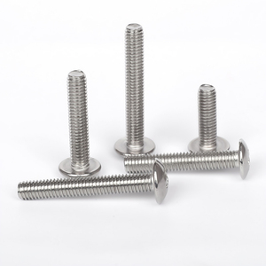 Pernos de Cabeza Redonda de Acero Inoxidable 316 de Grado Marino, Cepillados, Antioxidantes e Impermeables - Product Image 1